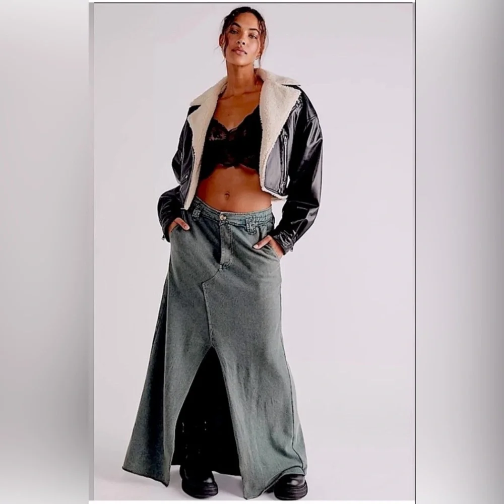 *NWT* FREE PEOPLE ONE KONA MAXI SKIRT - Picture 2 of 5